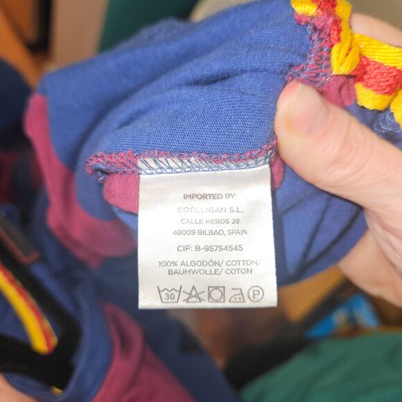 Coolligan “Blaugrana” Retro Football Shirt – Barcelona Tribute – Size L - Picture 6 of 7
